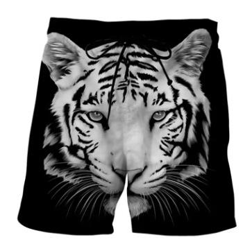 Men's Cute Dog 3D Printing Summer New Casual Vacation Beach Fun Animal Pattern Sports Shorts