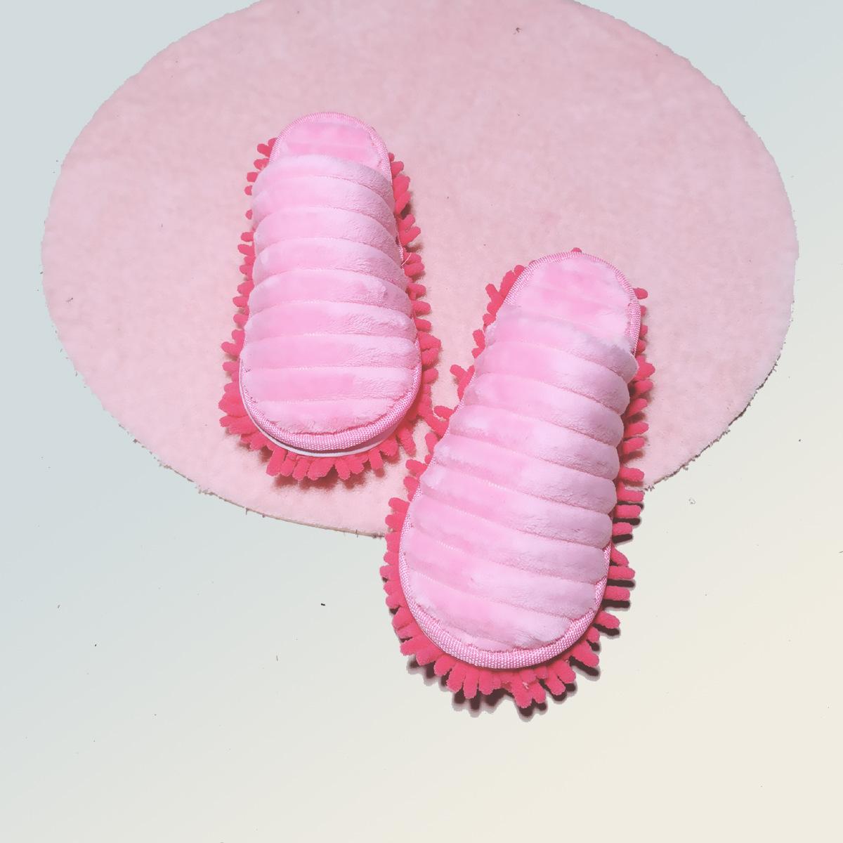 

Многофункциональные тапочки для уборки пыли на полу, обувь для ленивой уборки, насадки для швабры, чехол для уборки дома, протирка обуви, инструменты для чистки M (38-41) розы красного