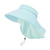 Ice Cool Summer Silk Sunhat Sunshade Hat Neck Cover Travel Outdoors Breathable