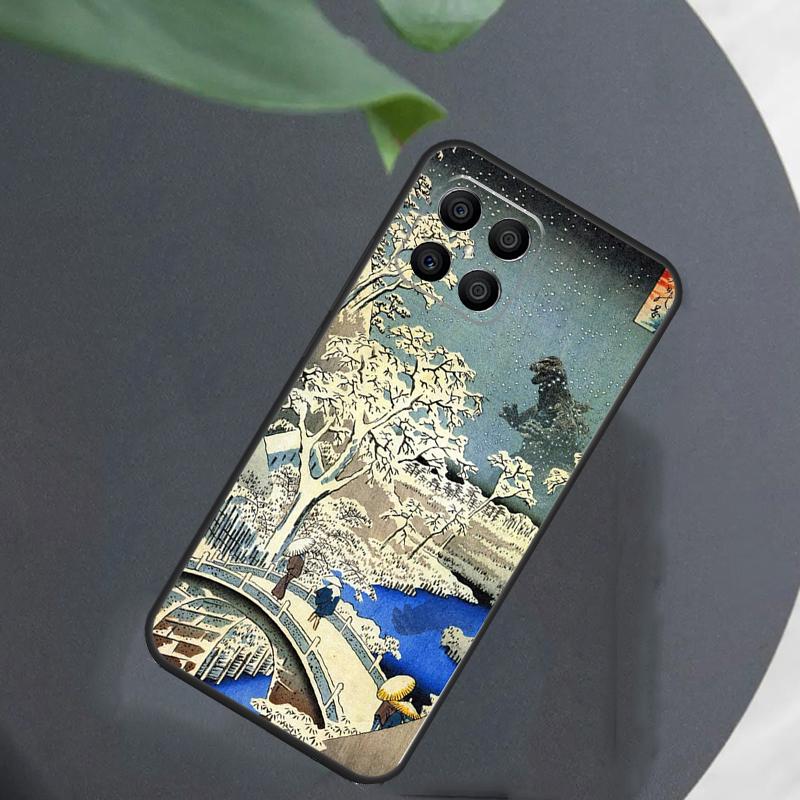 Ukiyo-e Japanese Art For Honor Magic 7 Lite 6 5 8 Pro Case For Honor 200 400 70 90 X8c X8b X9a X9b X9c X9d Win RT