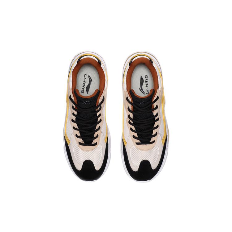 Li Ning Reverse Slip Resistant Abrasion Resistant Low top Sports Casual Shoes Men's Juice Yellow AGCN293-1