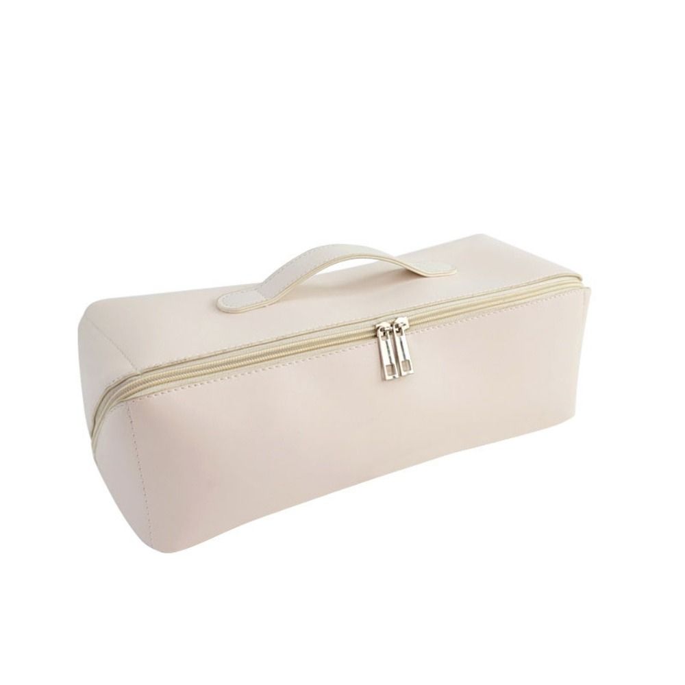 Dustproof Hair Dryer Carrying Case Portable Compartments Organizer Hair Curler Storage Bag Large Capacity Zipper