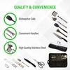 Adventure Ready Complete Outdoor Kitchen Set Ultimate Portable Camping Cooking Kit with Compact Carry Case for Hikers Travelers