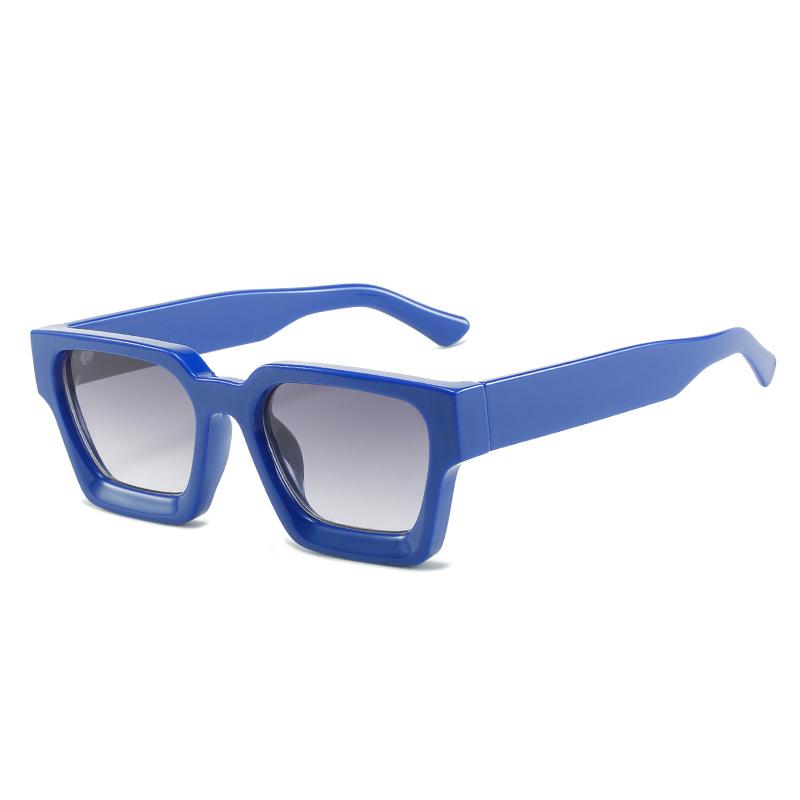 Neue europäische Sonnenbrillen-Trend-Außenhandelsbrille mit quadratischem Rahmen, Persönlichkeit, grenzüberschreitende Brille mit großem Rahmen