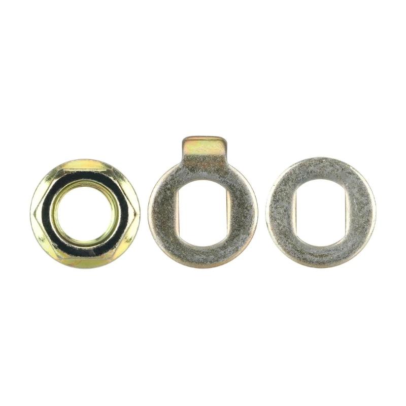 2Pcs Motor Mounting Screws Electric Scooter Engine Screw Motor Shaft Nut Hook Plate Electric Scooter Repair Accessory