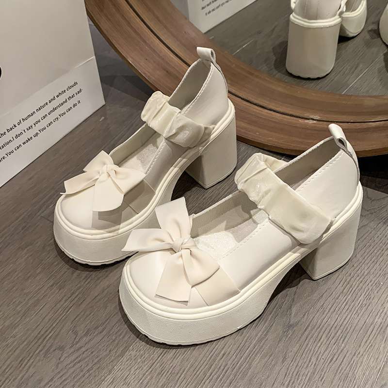 Fairy Shoes Gentle French High Heels Single Shoes Female 2025 New Lo Retro Mary Jane Women's Shoes Lolita Shoes
