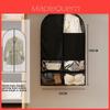 Non Woven Fabric Wardrobe Dust Cover With Multi Pocket Storage For Home And Travel Use