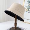 Solid Color Bucket Hat Men's and Women's Tide Ins Bucket Hat Double-sided Basin Hat Niche Dome Sun Shade Hat Sun Shade
