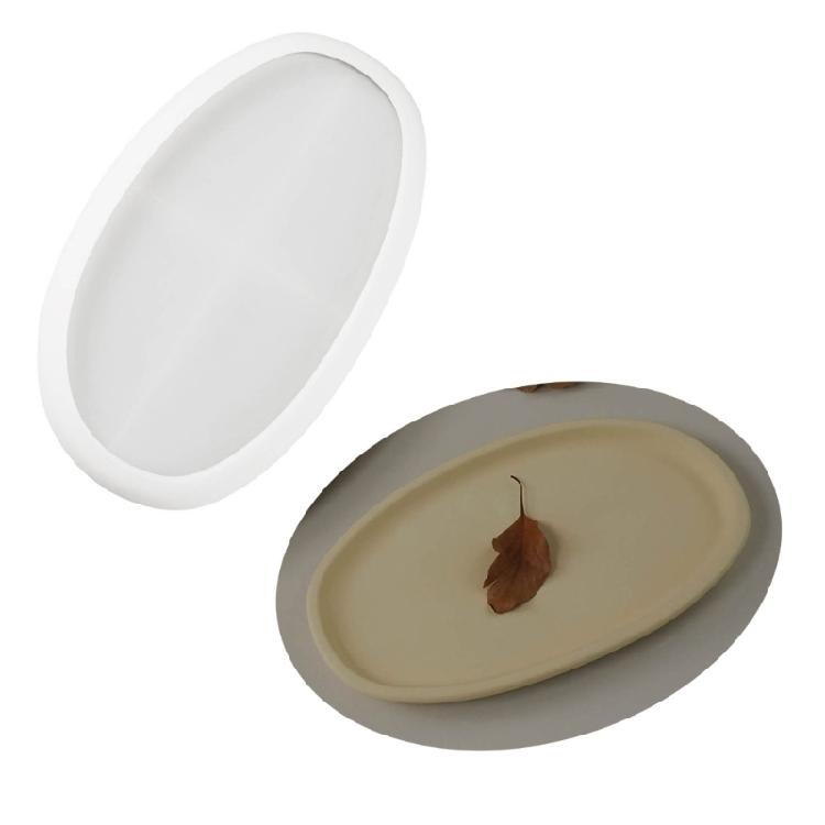 Plate Dish Ashtray Mould for Resin Epoxy Mould for Office Home Decor Supply