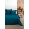 Fitted Sheet 140 X 190/200 Cm Edens Petrol Blue