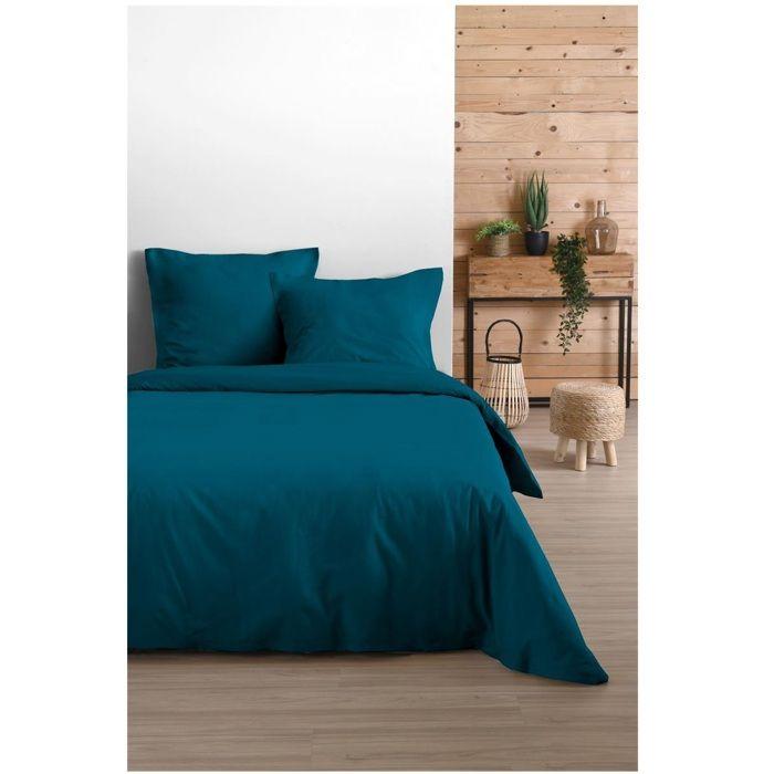 Fitted Sheet 140 X 190/200 Cm Edens Petrol Blue