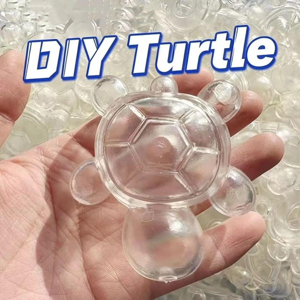 Transparent DIY Empty Ball Skin Turtle Handmade Ball Skin DIY Pressure Ball Kit Adults Beginners