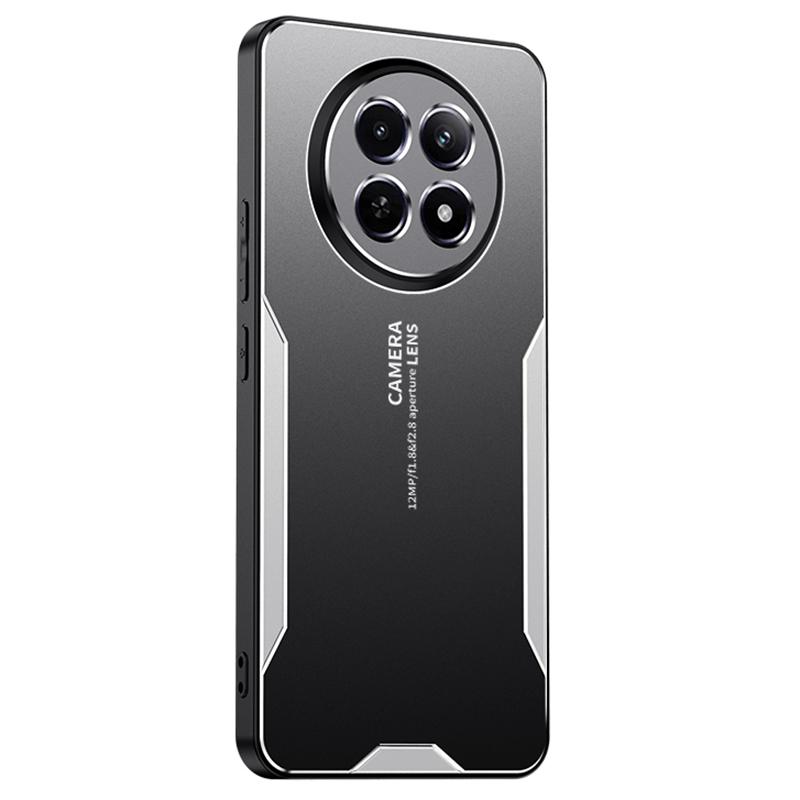 Pro pouzdro Realme 12 5G Hliníková slitina+TPU+PC Tenký ochranný kryt na telefon
