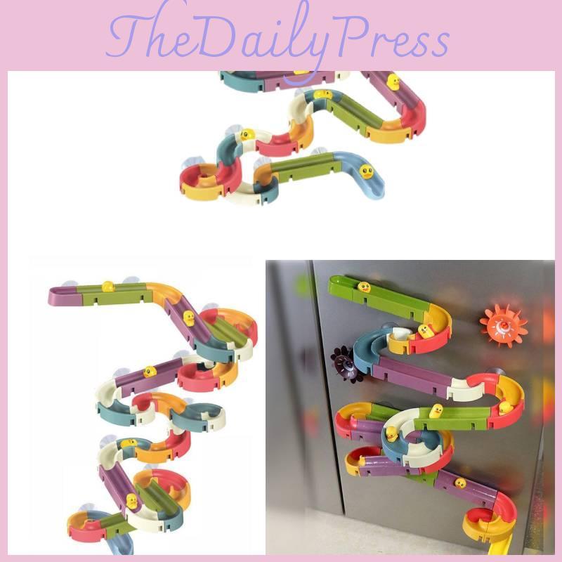 Fun Duck Bathroom Diy Water Track Toy For Kids