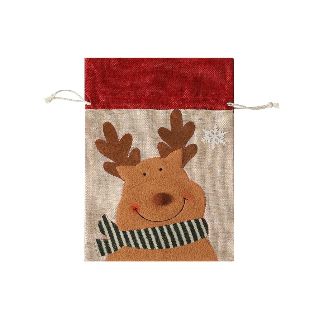 Christmas Burlap Candy Tote for Kids' Gifts and Decorations