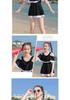 Korean Style Quick-Dry Ruffle One-Piece Swimsuit for Girls