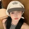 Cotton Strappy Scarf Hat Korean Style Letter Hair Scarf Fashion Vintage Baseball Cap  Girl
