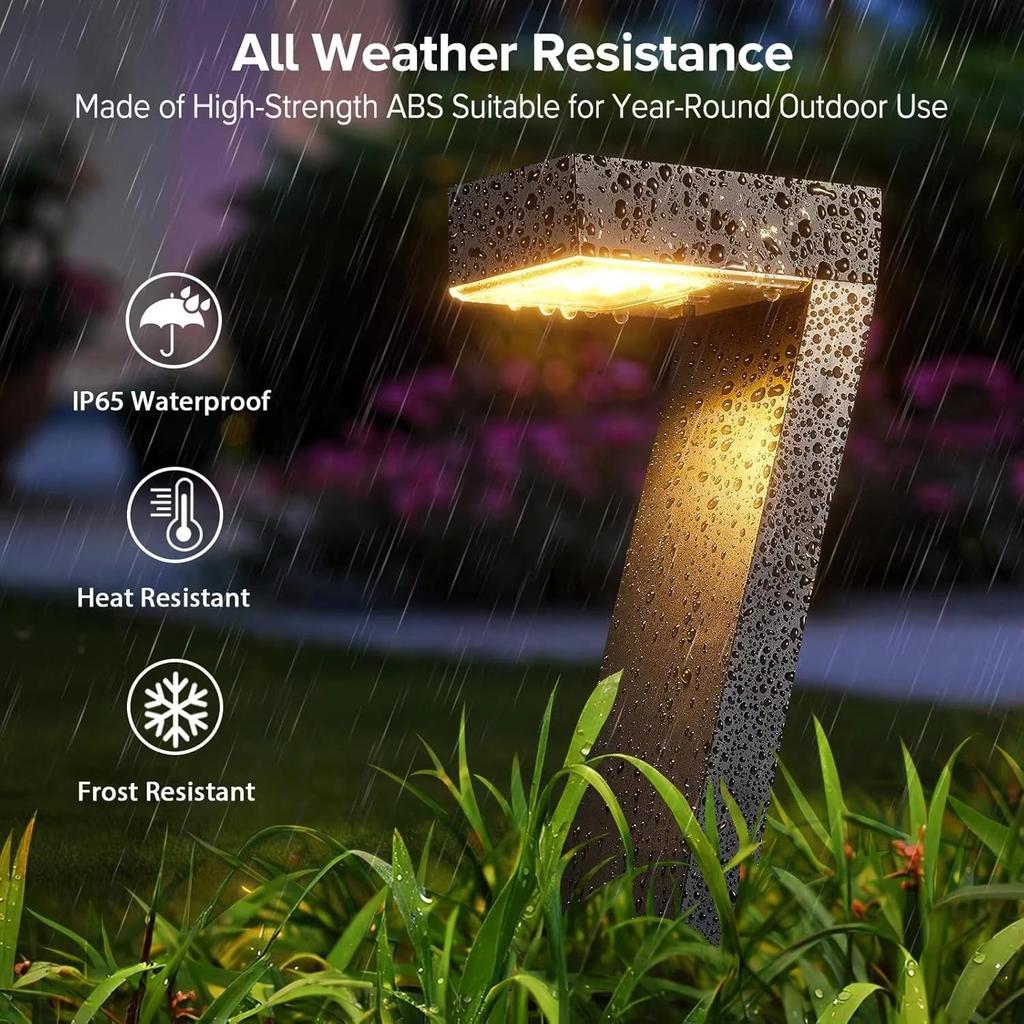New Solar IP65 Waterproof Ultra-Bright Outdoor Patio Garden Light with Stake