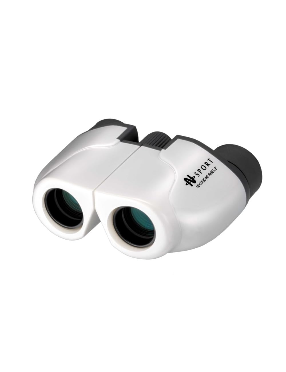 

NASHICA Optical 10x Binoculars Perfect for sports [10x21 UC-MC] - concerts, events, theater, travel, etc. - [White] білий