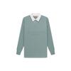 Fear Of God Essentials Sweatshirt Ss23 Letter Print Polo Collar Misty Blue Kids Kids sweatshirt FOG-SS23-167