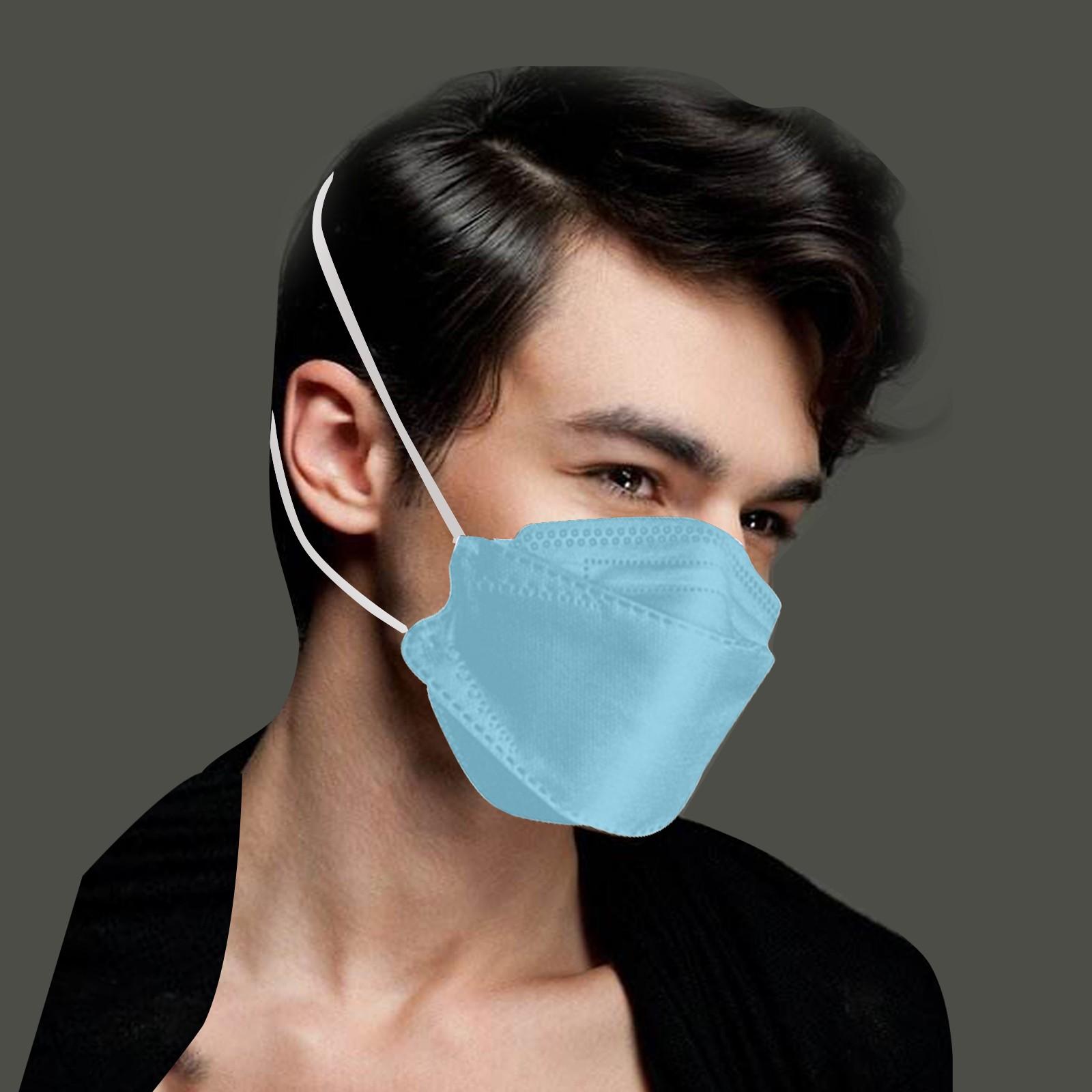 

Набір з 10 масок для дорослих, що надягаються на голову, для профілактики на вулиці B