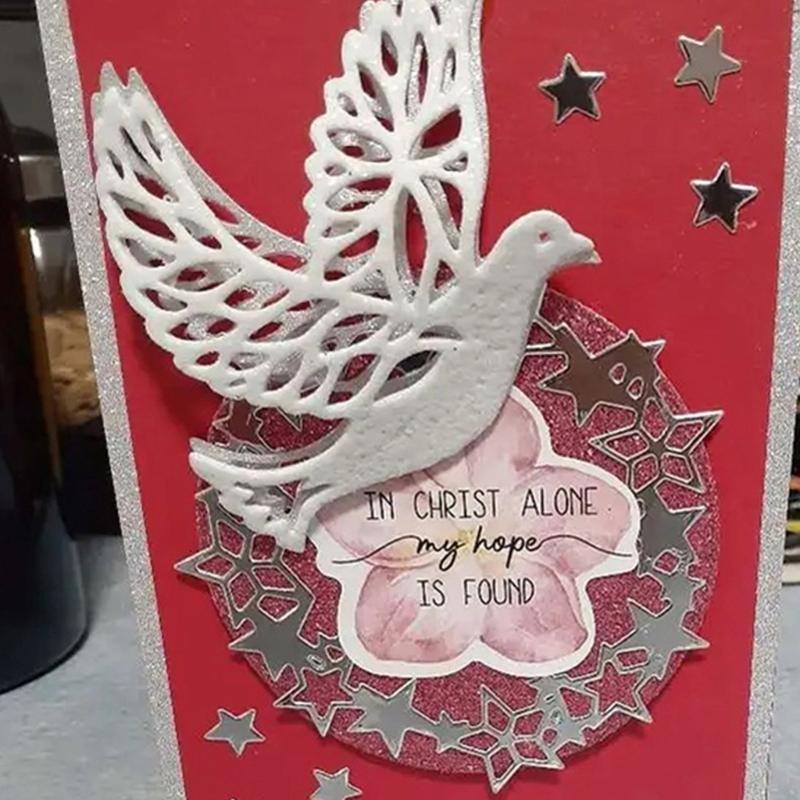 Star Cutting Dies Circle Star Frame Die Cuts Templates Molds Embossing Stencils for Album Scrapbooking Paper Decoration