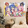 VIKAMA Cute Japanese Anime Tapestry Bedroom Dormitory Home and Office Decoration Party Background Home Decoration