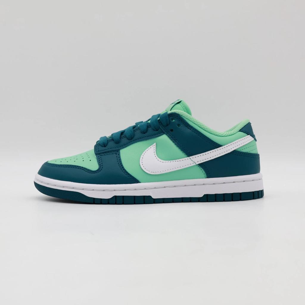 DD1503-301 Nike Dunk Low Geode Teal White Emerald Rise (Women's)
