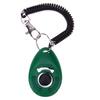 Pet Trainer Oval Shape Elastic ABS Dog Training Clicker for Outdoor