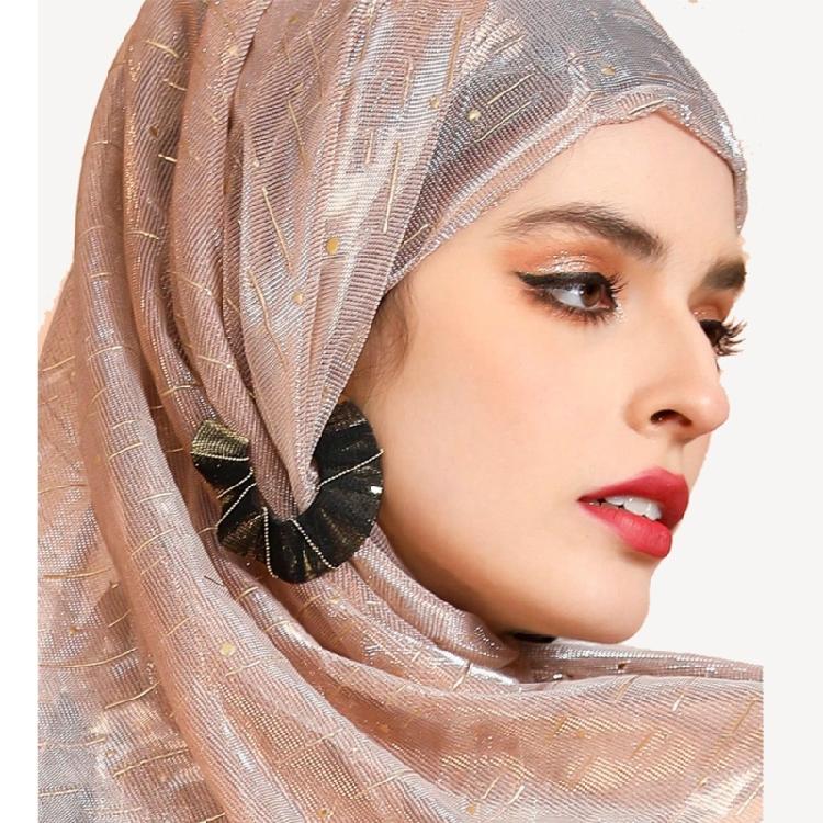 Fashionable Hijab Scarf Muslims Headscarf Turban Neck Wrap Rectangle Kerchief for Convenience and Comfortable Daily Use