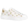 Louis Vuitton Time Out Sneakers 'White With Gold Monogram' Women's 1A8TAA