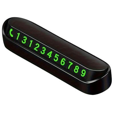Car Temporary Parking Card Phone Number Card Plate Telephone Number Car Park Stop Automobile Accessories