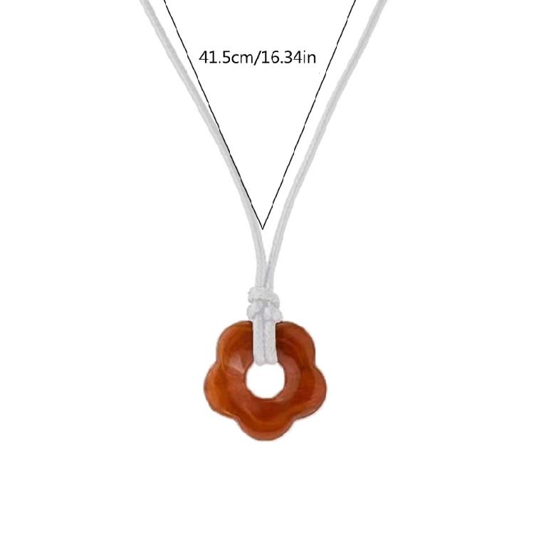 Colares Pingente Vazado Joias de Pescoço Flor Vazada Perfeitos para Festa Casamento