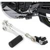 Schalthebel für Ninja 300, CNC-Aluminium Motorrad-Fußschalthebel für Ninja300 2013-2017-Silber