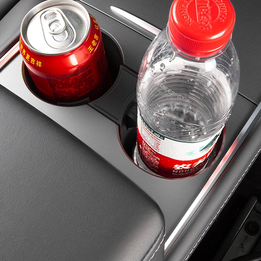 Car Water Cup Holder Insert Slot Anti-Slip Limiter Clip Auto Interior Accessories For Tesla Model 3 Model