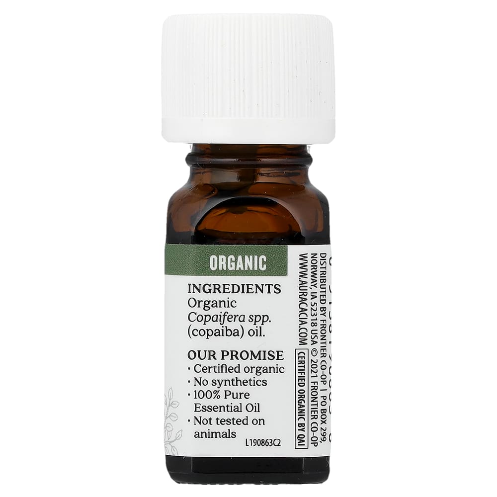 Aura Cacia Pure Essential Oil, Copaiba, 7.4ml (0.25 fl oz)