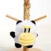Panda Back Bee Doll Pendant Plush Toy Panda Doll Keychain Gift Girls Bag Pendant Doll