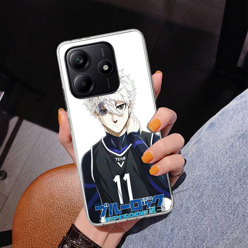 Blue Lock Nagi Seishiro Phone Case For Xiaomi Redmi Note 15 14 13 12S 12 11 Pro Plus 14S 11S 11E 10 10S 11T 5G Personalized Cove