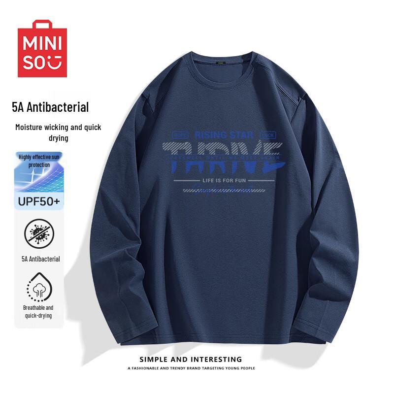 MINISO Men s Quick-Dry Long Sleeve T-Shirt L