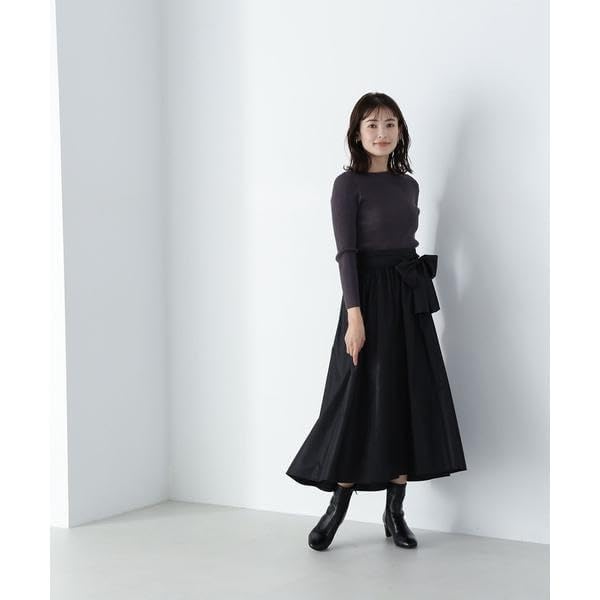 Natural Beauty Basic Asymmetrical Rib Knit Sweater In Charcoal Women's