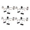 4 Sets Kookplaat Branders Receptacle Set Verwarmingsonderdeel Metalen Branders Vervanging Perfect voor de Meeste Ovenmerken Biedt Verbinding