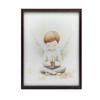 Poster Pious Contemplation Poster Pious Contemplation, 30X40 Cm, Dark Brown Wooden Frame, 230 Gsm Matte Paper