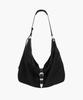 Margesherwood Belted Hobo_Black Nubuck