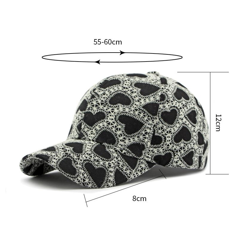 Embroidered Hard Top Baseball Cap Women Sunscreen Hat