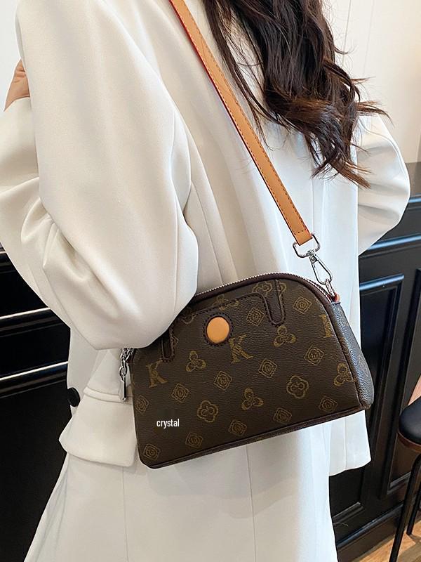 2025 Women's Luxury Double Layer Crossbody Bag - Large Capacity Phone Bag with Advanced Print and Zipper