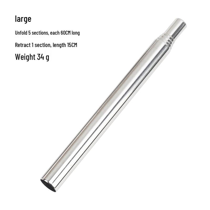 Stainless Steel Retractable Camping Fire Blowpipe