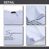 BUZZxSELECTION Long Long English TSL006 T-shirt, Sleeve, Sleeve, Logo, Stylish, Letters, Print, Cool, Men's (01. White, S)