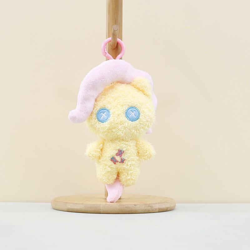 

Очаровательный плюшевый брелок-кукла в виде лошадки, красочная миниатюрная мягкая игрушка для брелоков жёлтый