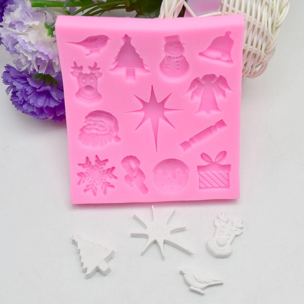 

Рождественский мусс, шоколадный торт, жидкая силиконовая форма, силиконовая форма для помадки розовый