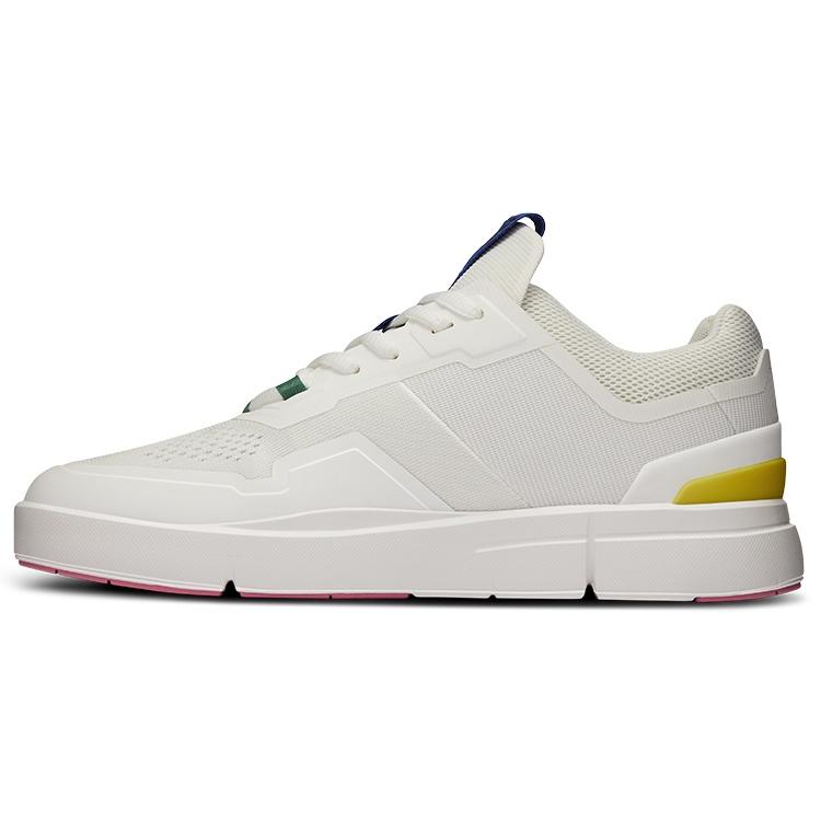 On Running The Roger Spin  Undyed White Yellow  Men s 3MD11471090 EU 47
